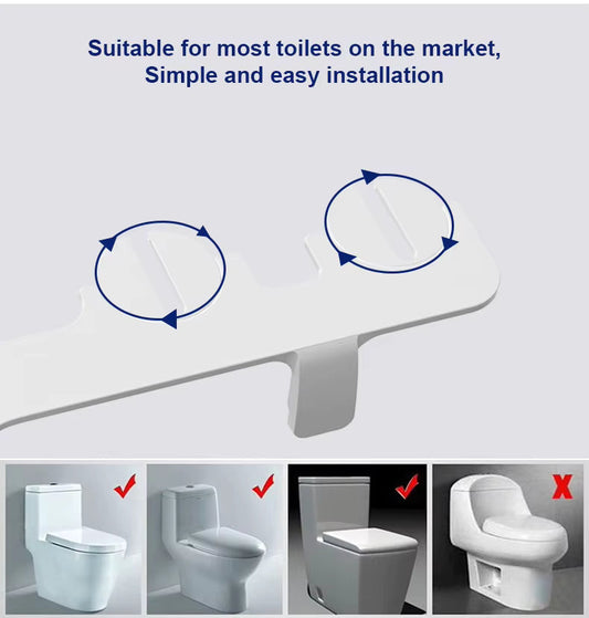 EcoAqua Pro S5 bidet attachment DIY installation guide - no plumber no electricity needed