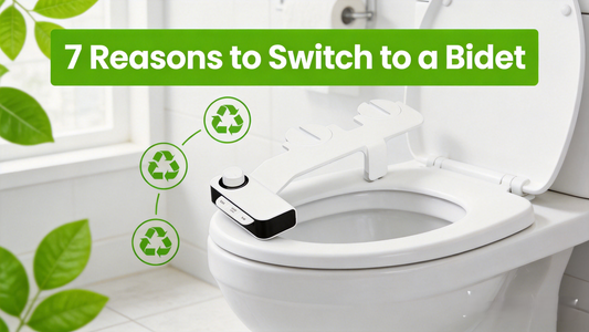 EcoAqua Pro S5 bidet attachment 7 health hygiene benefits - eco-friendly no electricity needed