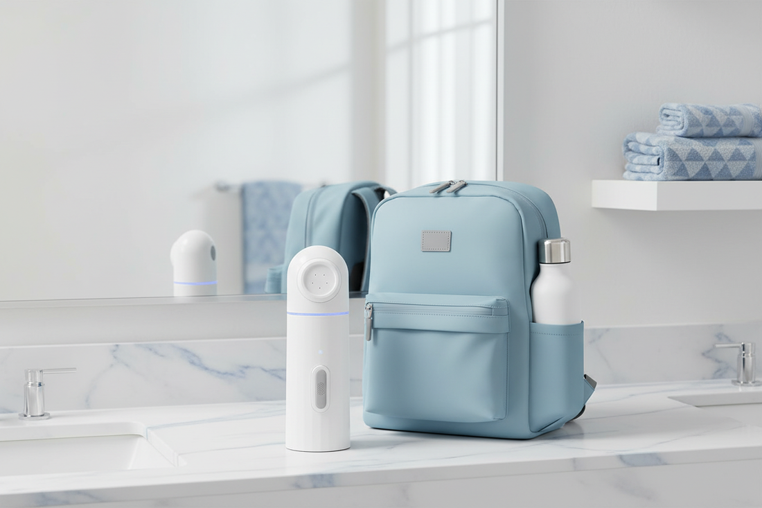 EcoAqua Pro S1 portable bidet for travel 2026 - USB-C charging UV-C sterilization
