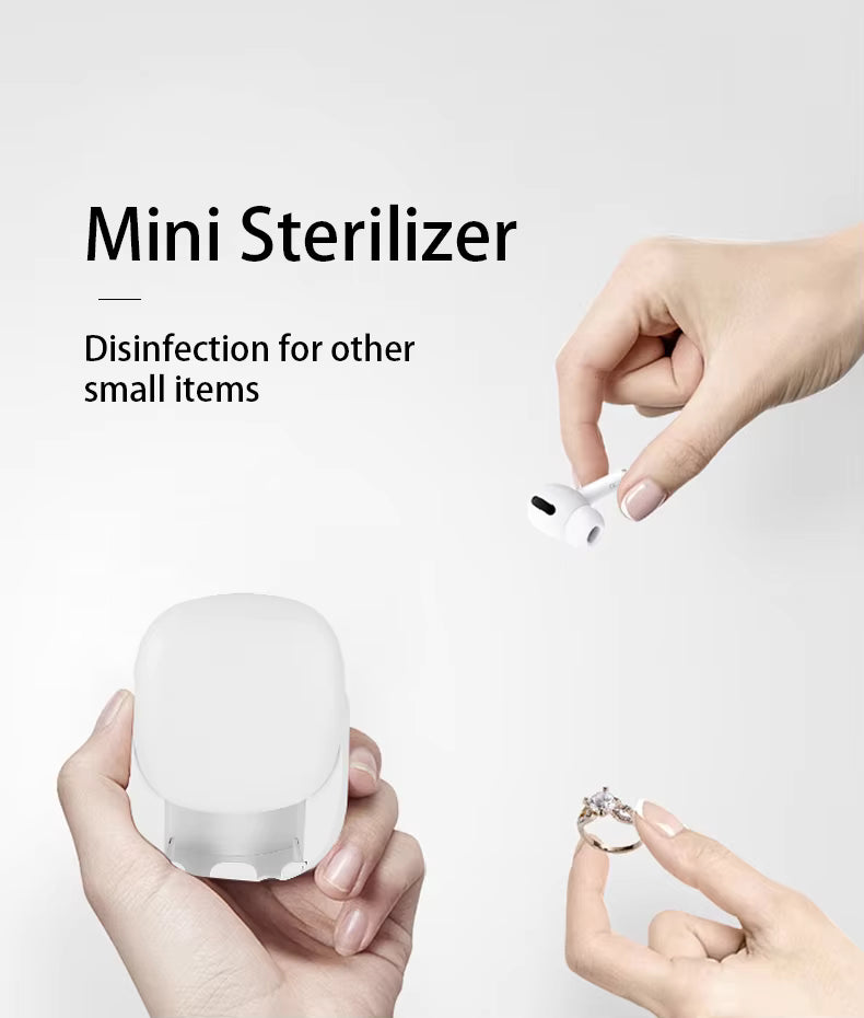 UV-C Toothbrush Sanitizer USB-C | EcoAqua Pro S9 Hygiene Shield Case