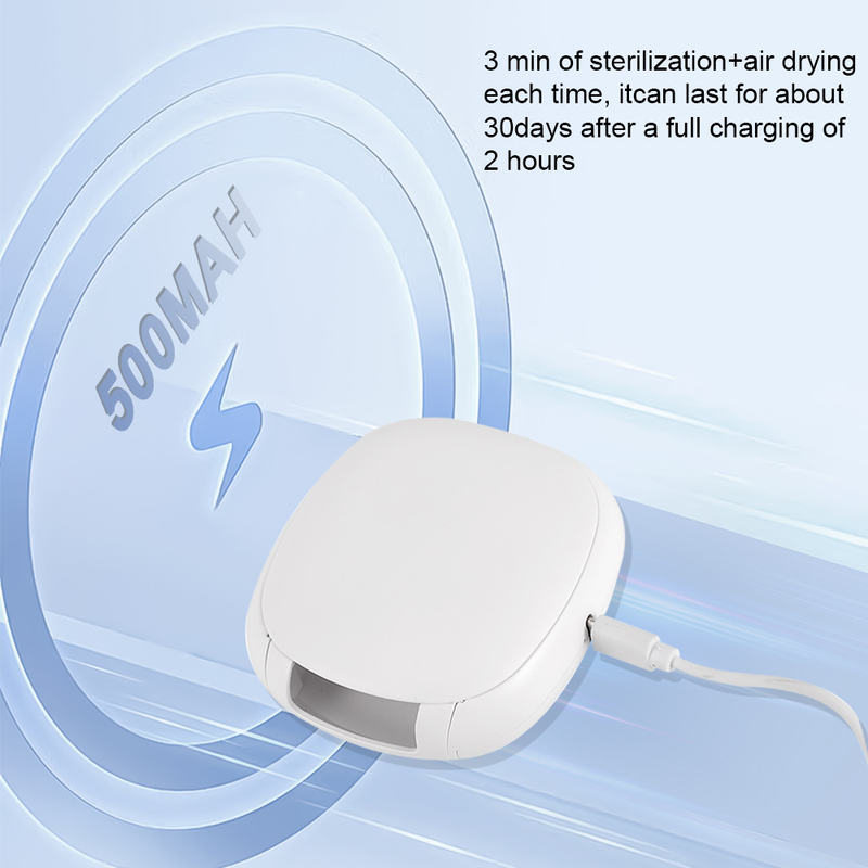 UV-C Toothbrush Sanitizer USB-C | EcoAqua Pro S9 Hygiene Shield Case
