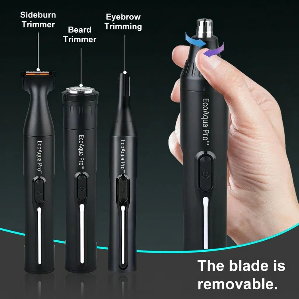 Electric Trimmer 4-in-1 USB-C | EcoAqua Pro Precision-Edge Travel Trimmer