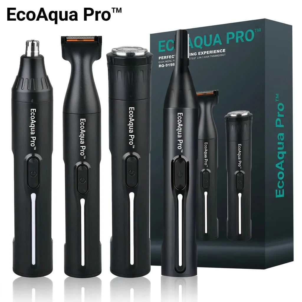 Electric Trimmer 4-in-1 USB-C | EcoAqua Pro Precision-Edge Travel Trimmer