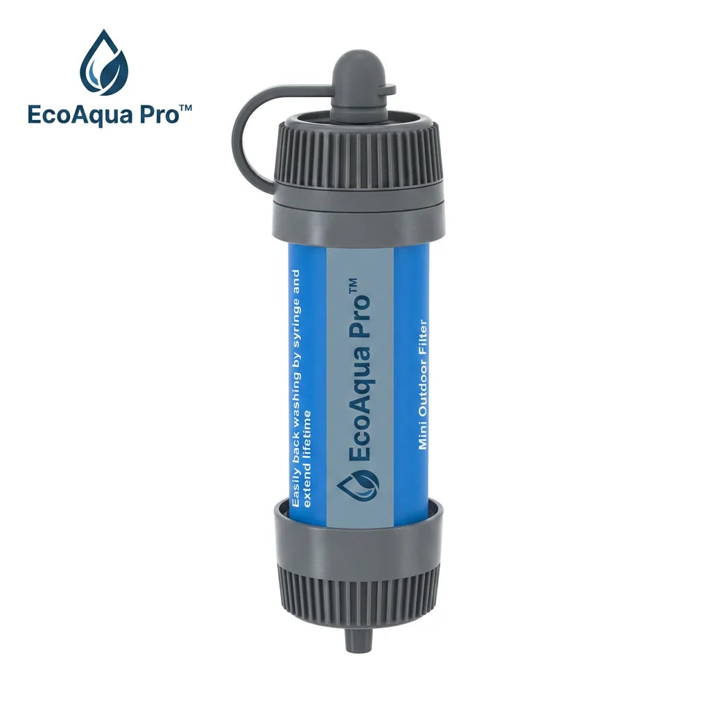 Portable Water Filter 28mm Universal | EcoAqua Pro Nano-Precision Bottle Filter