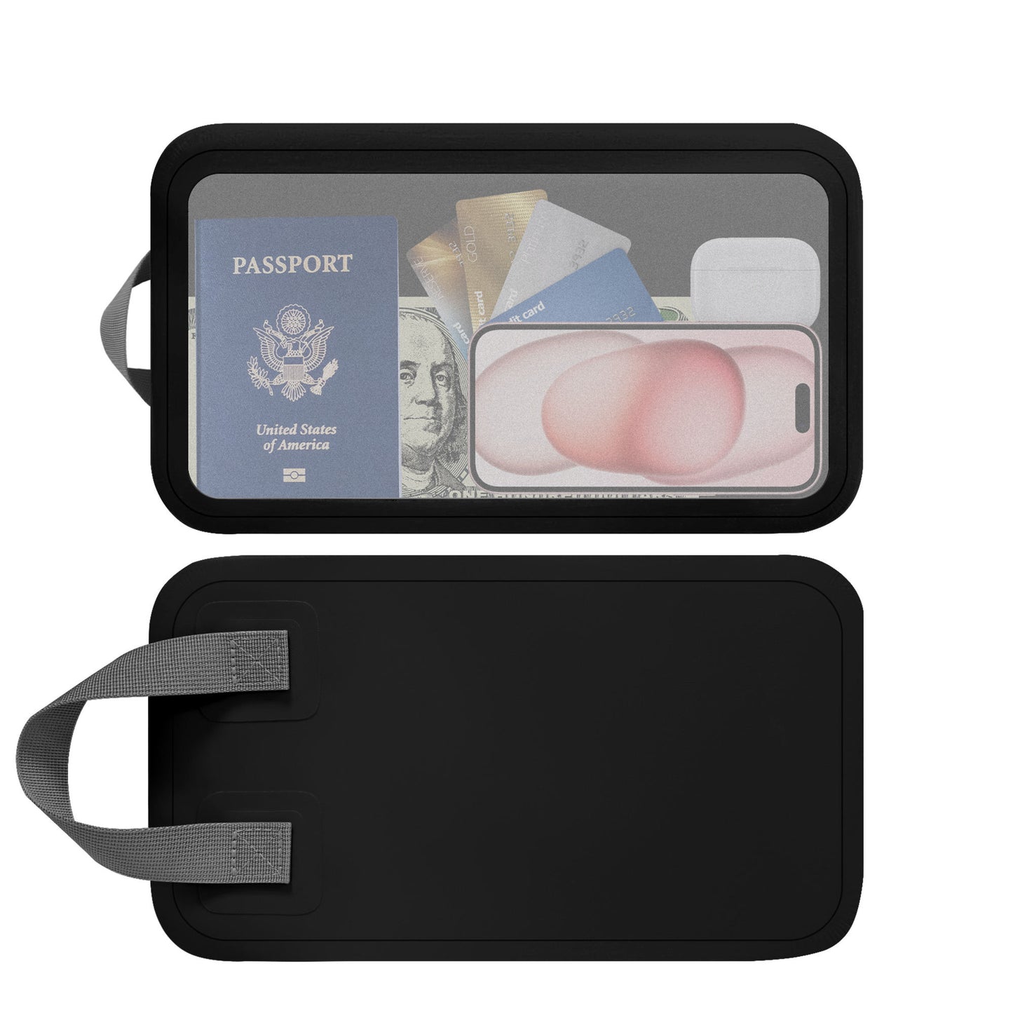 Waterproof Toiletry Bag IPX6 TPU | EcoAqua Pro Travel Toiletry Bag