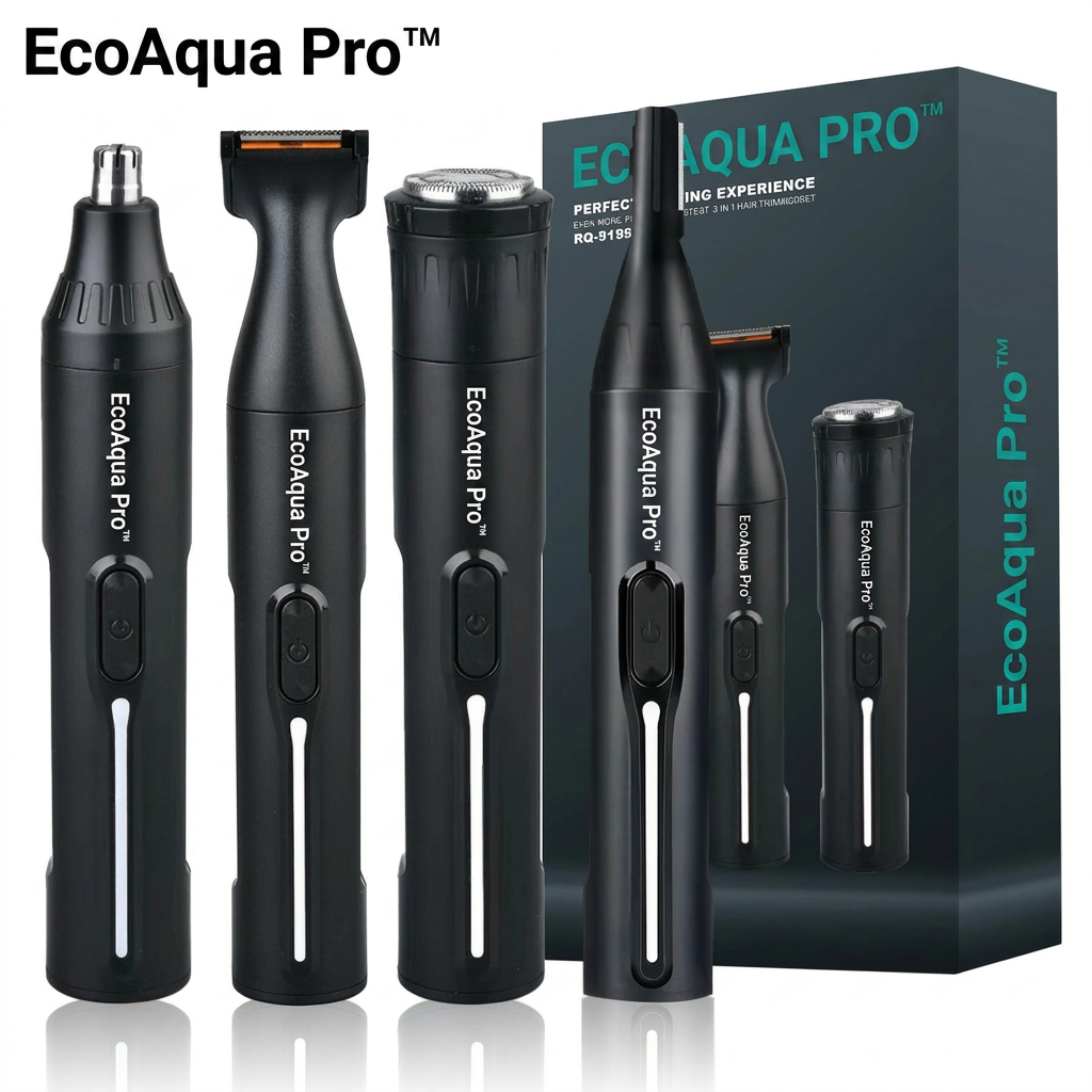 Electric Trimmer 4-in-1 USB-C | EcoAqua Pro Precision-Edge Travel Trimmer